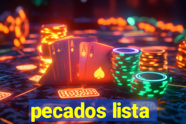 pecados lista